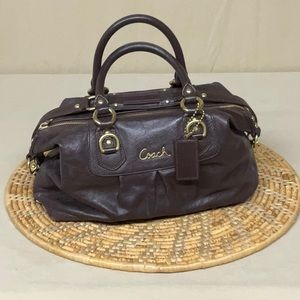 Coach chocolate brown purse